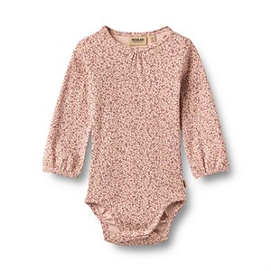 Wheat - Body L/S Elmine, Dime Rose Small Flowers